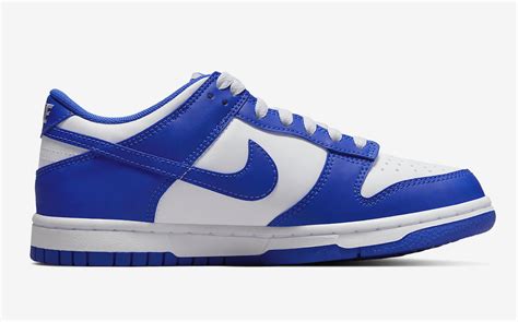 nike dunk blauw wit|nike dunk low racer blue.